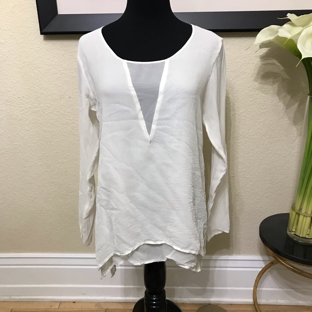 Gold Hawk Silk Blouse